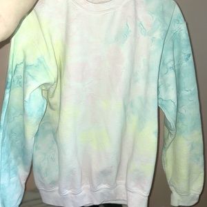 tie die hoodie